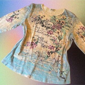 Y2K Vintage Paris Tee - 2000s fairy